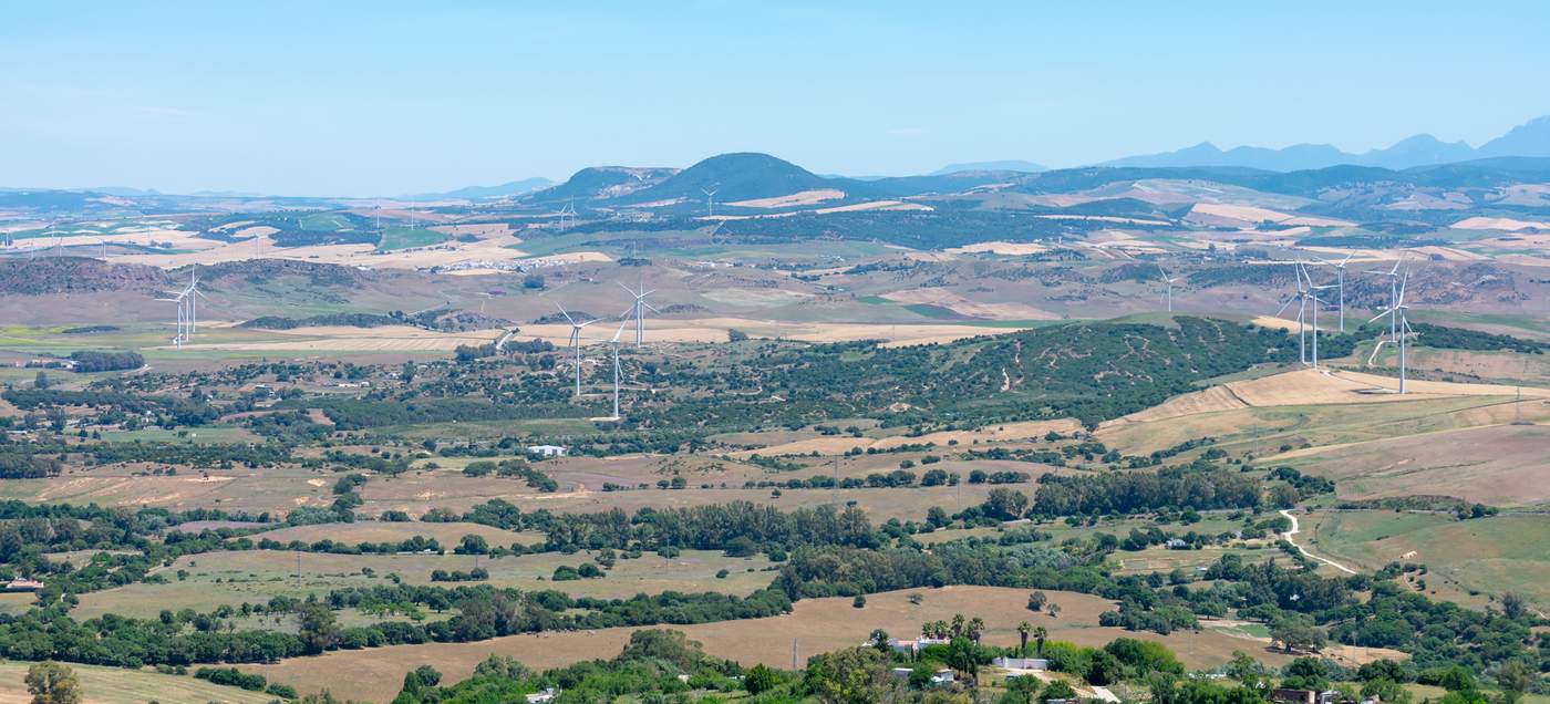 Provinz Cadiz - Blick über die Landschaft.