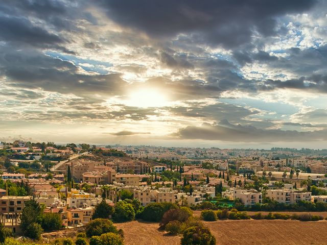 Blick auf die Stadt Paphos in Zypern
