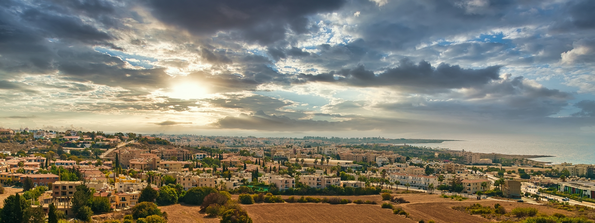 Blick auf die Stadt Paphos in Zypern