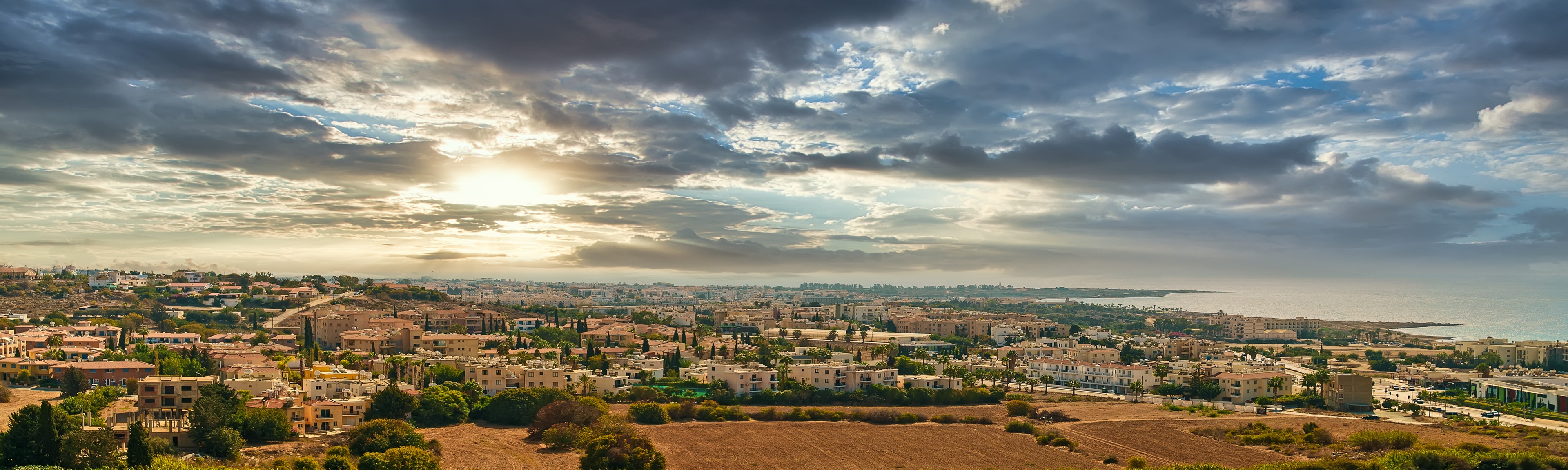 Blick auf die Stadt Paphos in Zypern