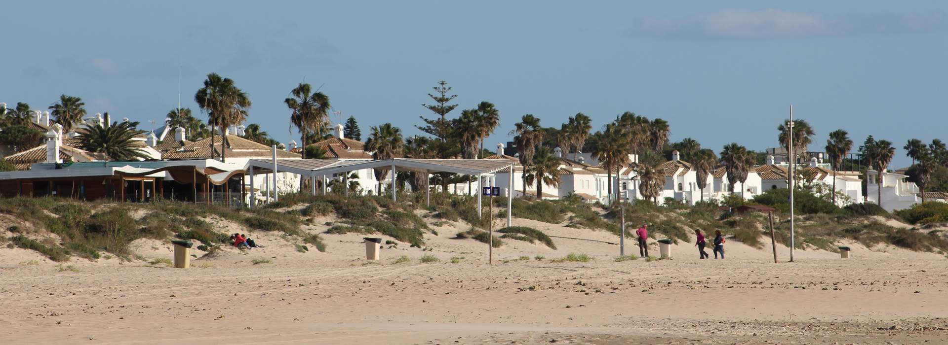 Novo Sancti Petri an der Costa de la Luz - Blick auf den Strand.