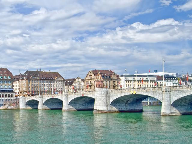 Die Altstadt von Basel in der Schweiz