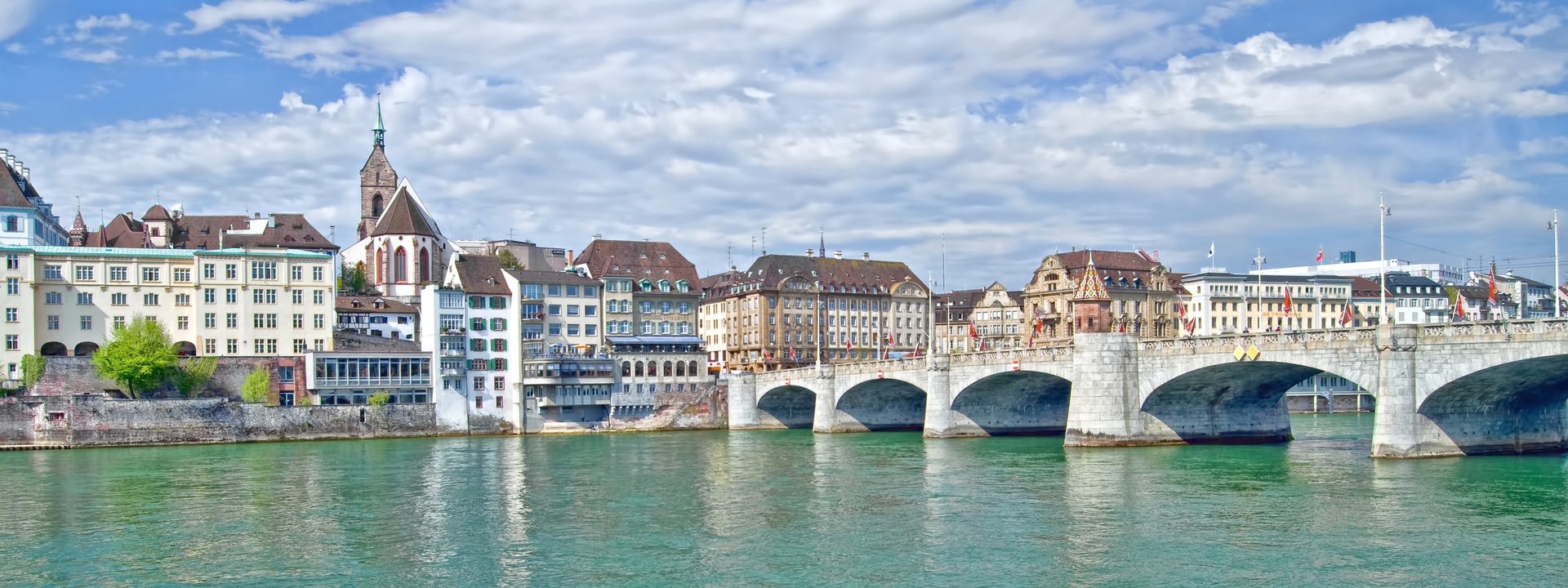 Die Altstadt von Basel in der Schweiz