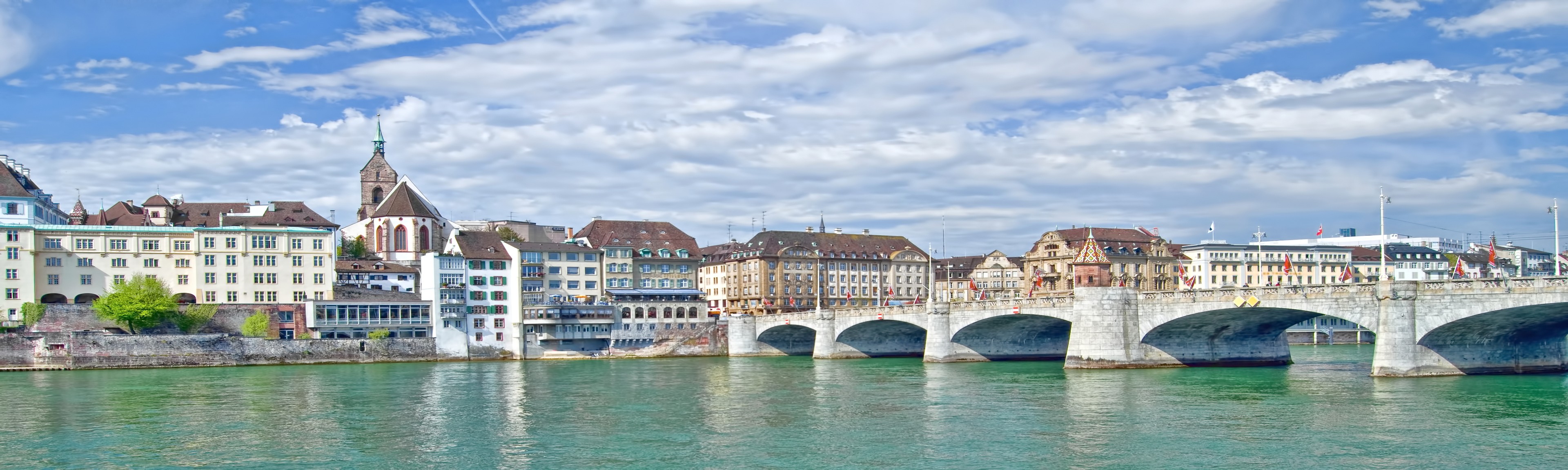 Die Altstadt von Basel in der Schweiz
