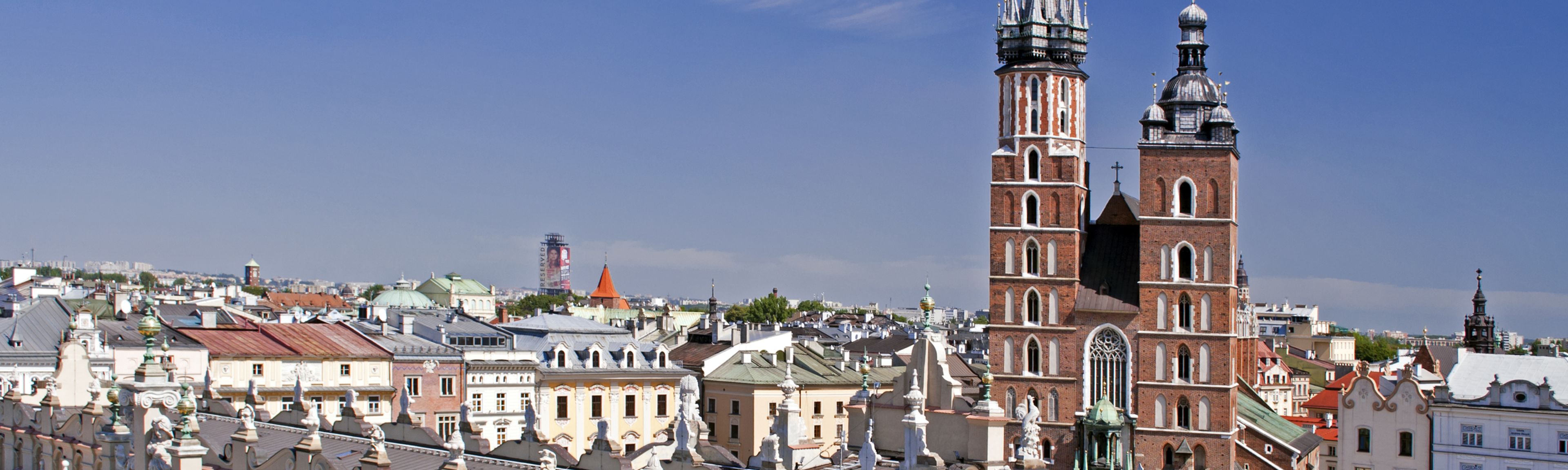 Blick auf die St Mary Kathedrale in Krakau in Polen