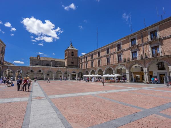 Plaza del Mercado Chico - zentrale Platz im historischen Zentrum von Ávila