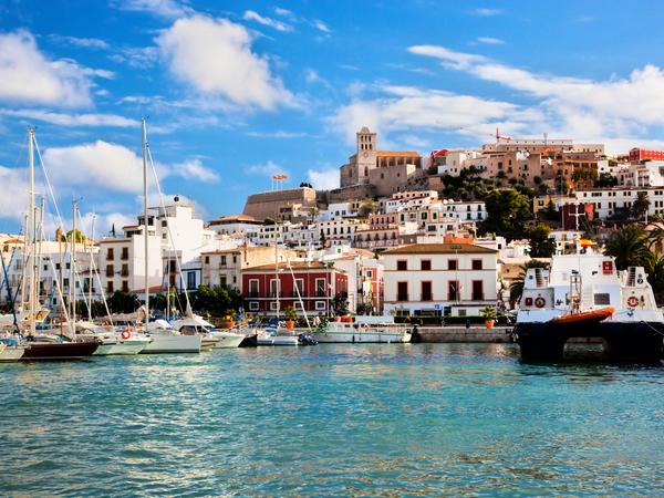 Eivissa Ibiza Stadt, die Hauptstadt von Ibiza.