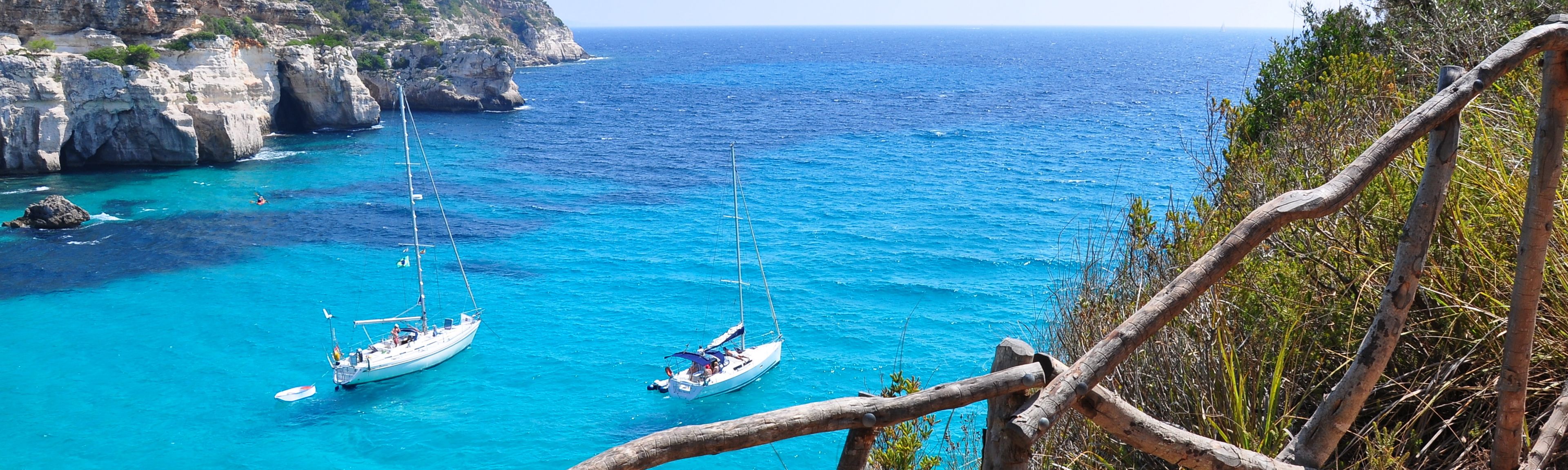 Fluege Menorca - Strand in Menorca Balearen