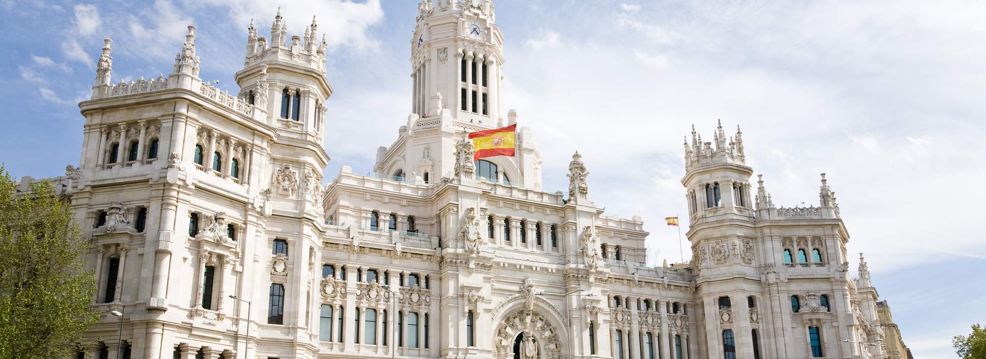 Madrid - Blick auf das Rathaus der Hauptstadt Madrid.