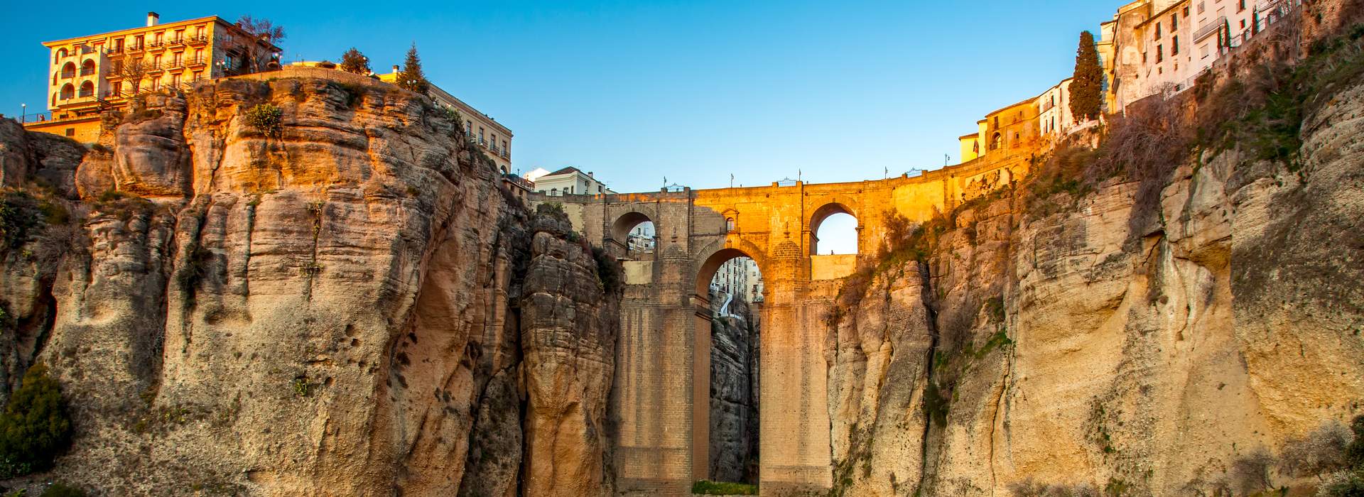 Ronda -Blick auf die Felsenstadt Ronda