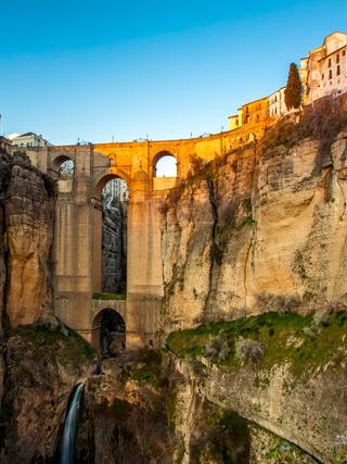 Ronda -Blick auf die Felsenstadt Ronda