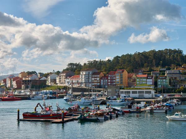 Camariñas - kleines Fischerdorf an der Costa de la muerte in Galicien
