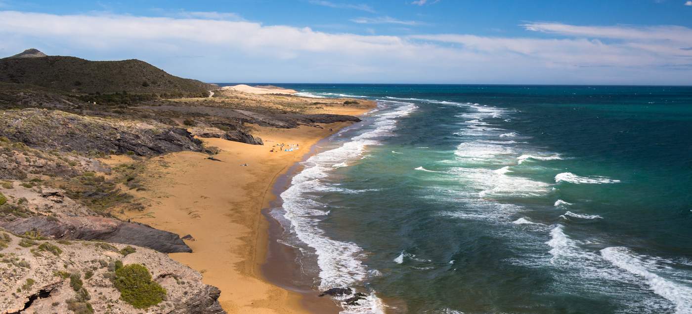 Costa Calida - Blick auf einen Strand im Naturreservat Calblanque.