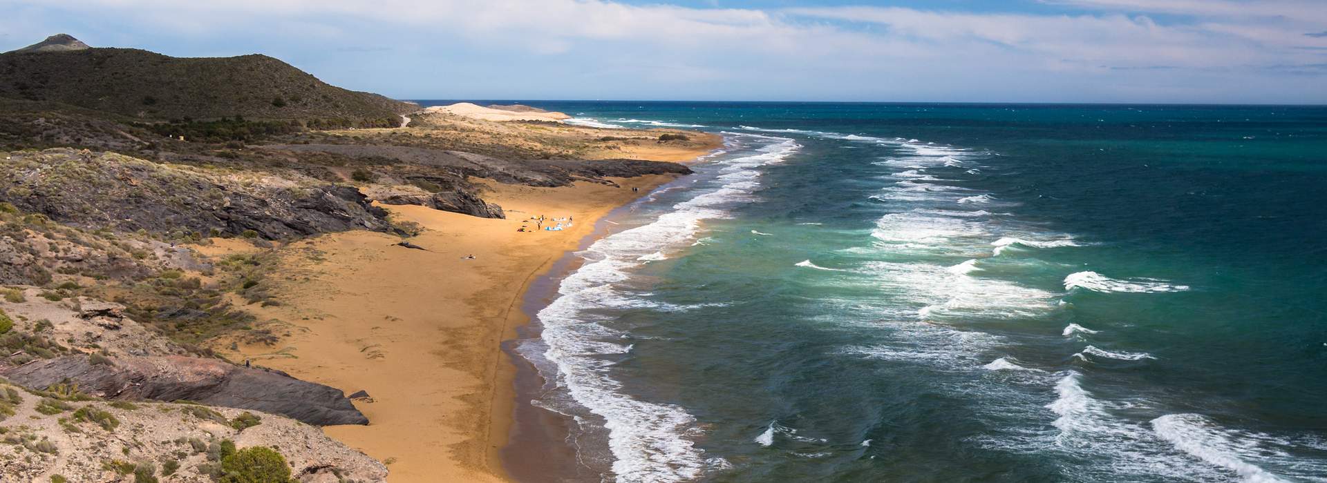 Costa Calida - Blick auf einen Strand im Naturreservat Calblanque.