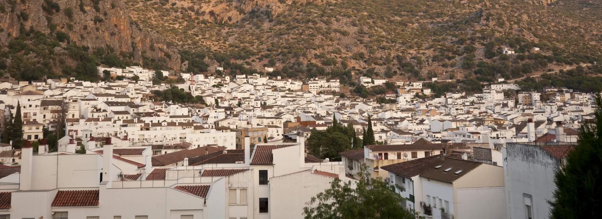 Die Stadt Ubrique in Andalusien