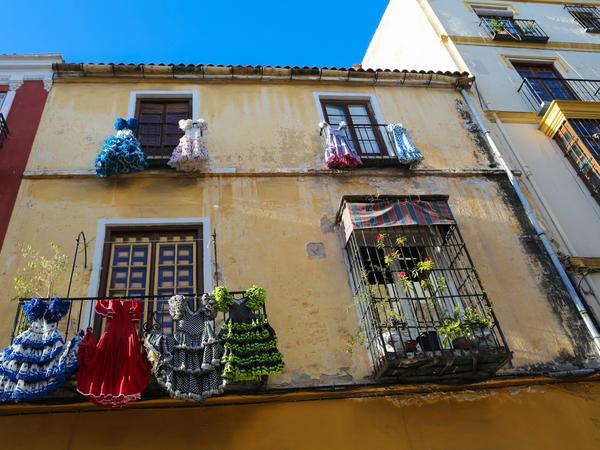 Flamenco in Malaga mit Flamenco Kleid