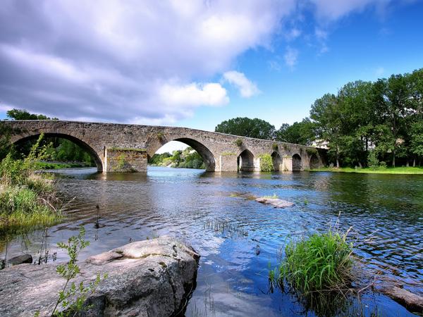 Río Tormes - ein ca. 247 km langer linker Nebenfluss des Duero in Spanien