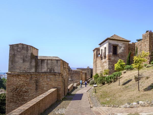 Der Alcazaba von Màlaga, Andalusien.