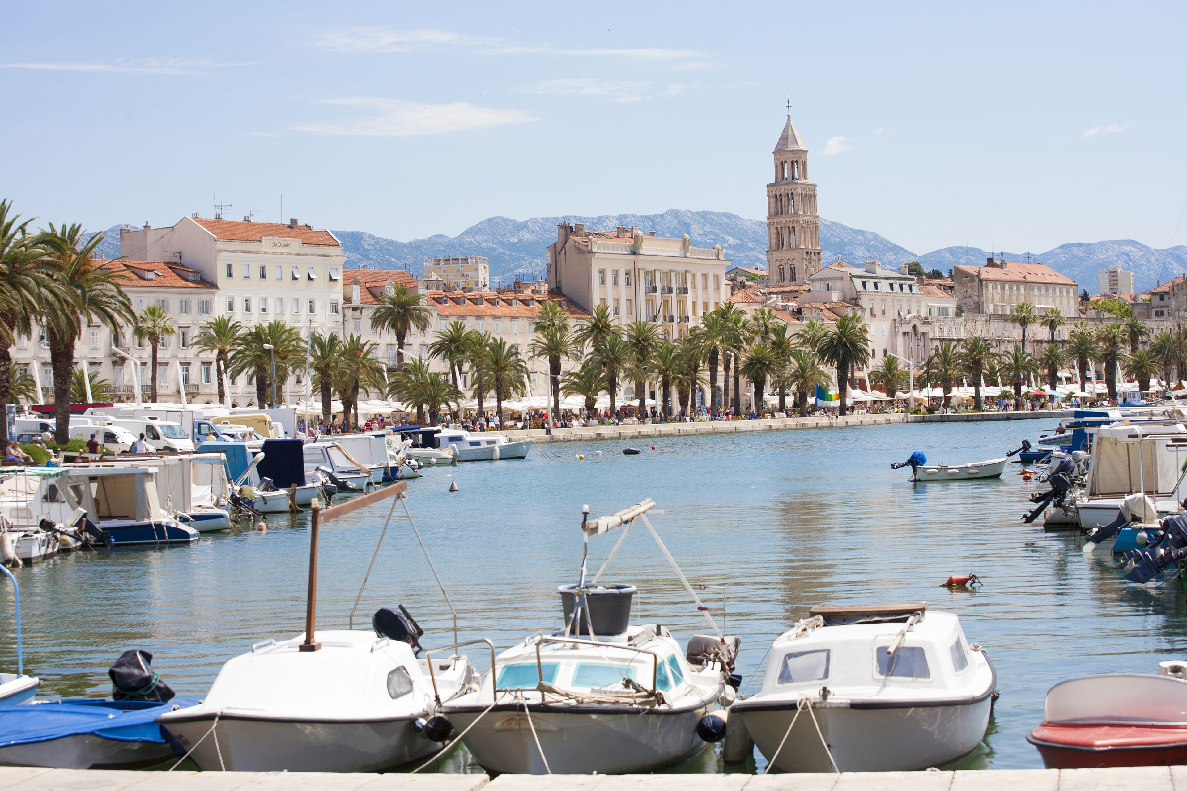 Blick auf Split in Kroatien