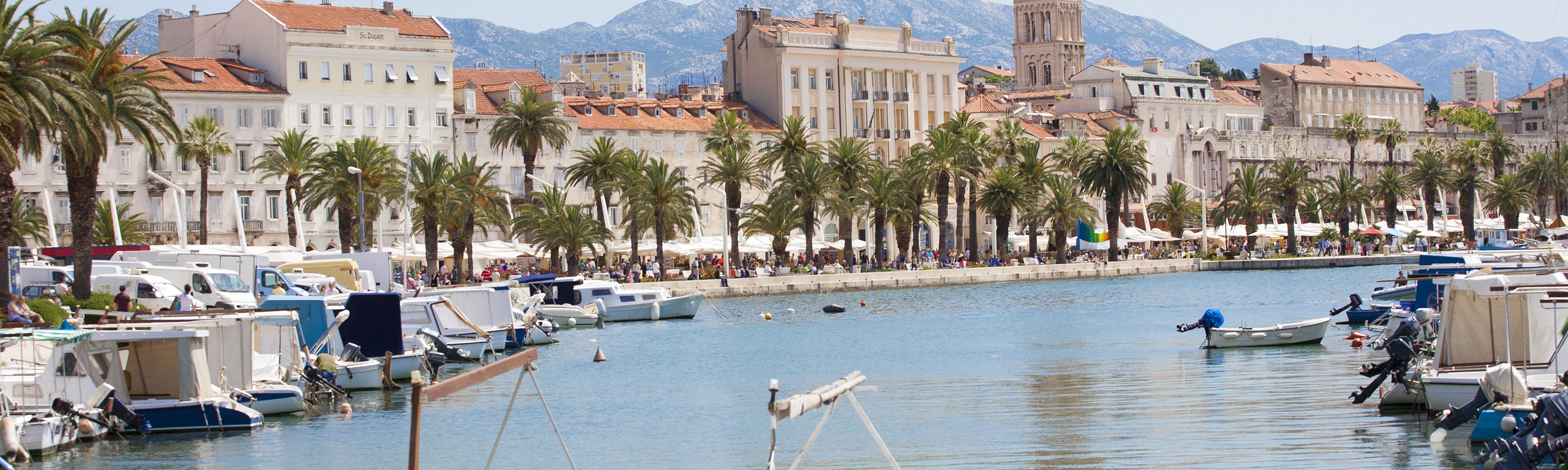 Blick auf Split in Kroatien