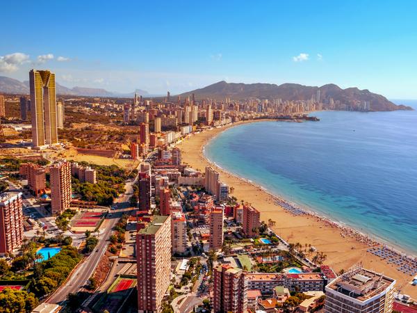 Benidorm an der Costa Blanca
