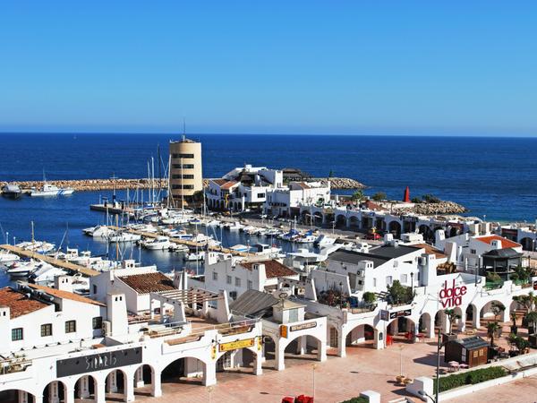Roquetas de Mar - Blick auf den Hafen.