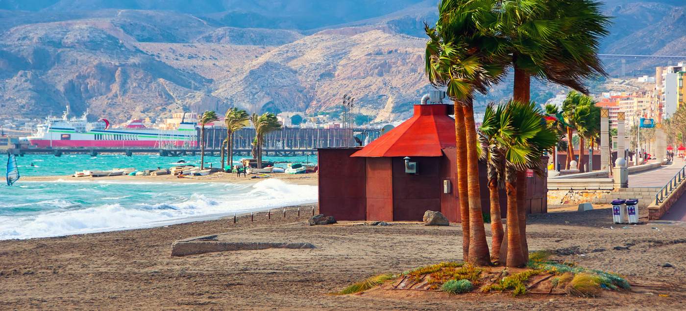 Strand Costa de Almeria.