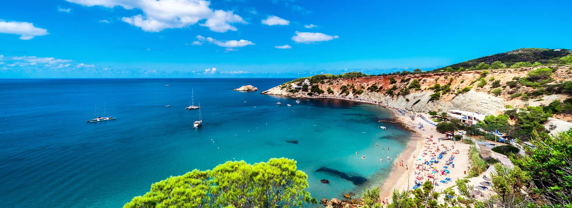Strand Cala d'Hort auf Ibiza