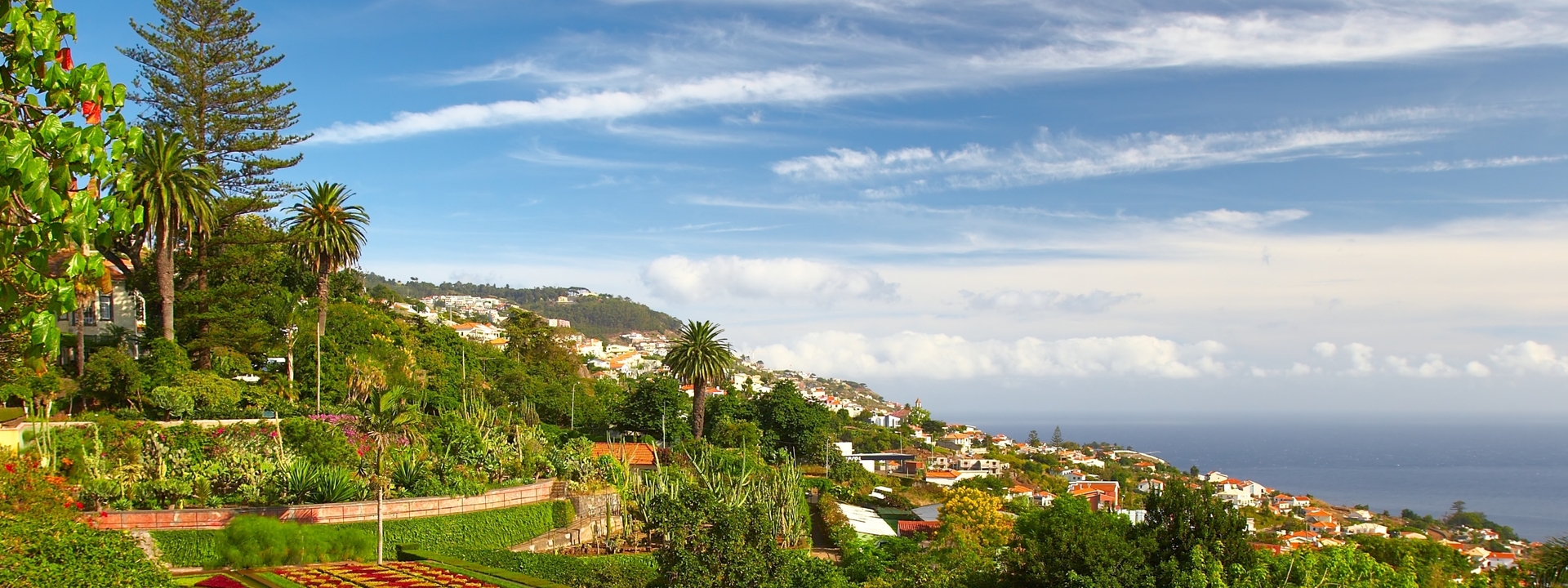 Der Botanische Garten in Funchal auf der Insel Madeira