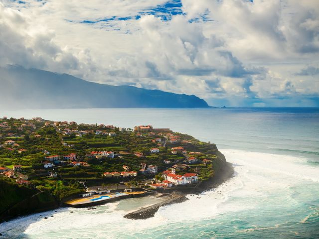 Blick auf Ponta Delgada auf den Azoren