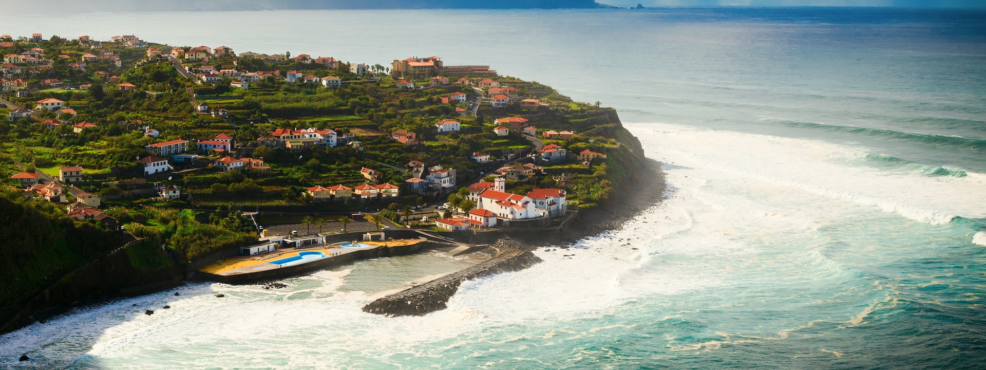 Blick auf Ponta Delgada auf den Azoren