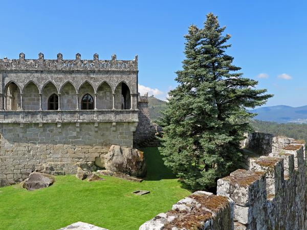 Soutomaior - Schloss in der Provinz Pontevedra in Galizien, Spanien.
