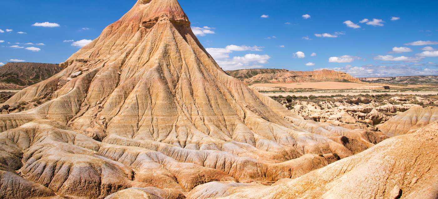 Bardenas Reales - eine rund 415 km² große Halbwüste und ein Naturpark im Südosten der spanischen Region Navarra