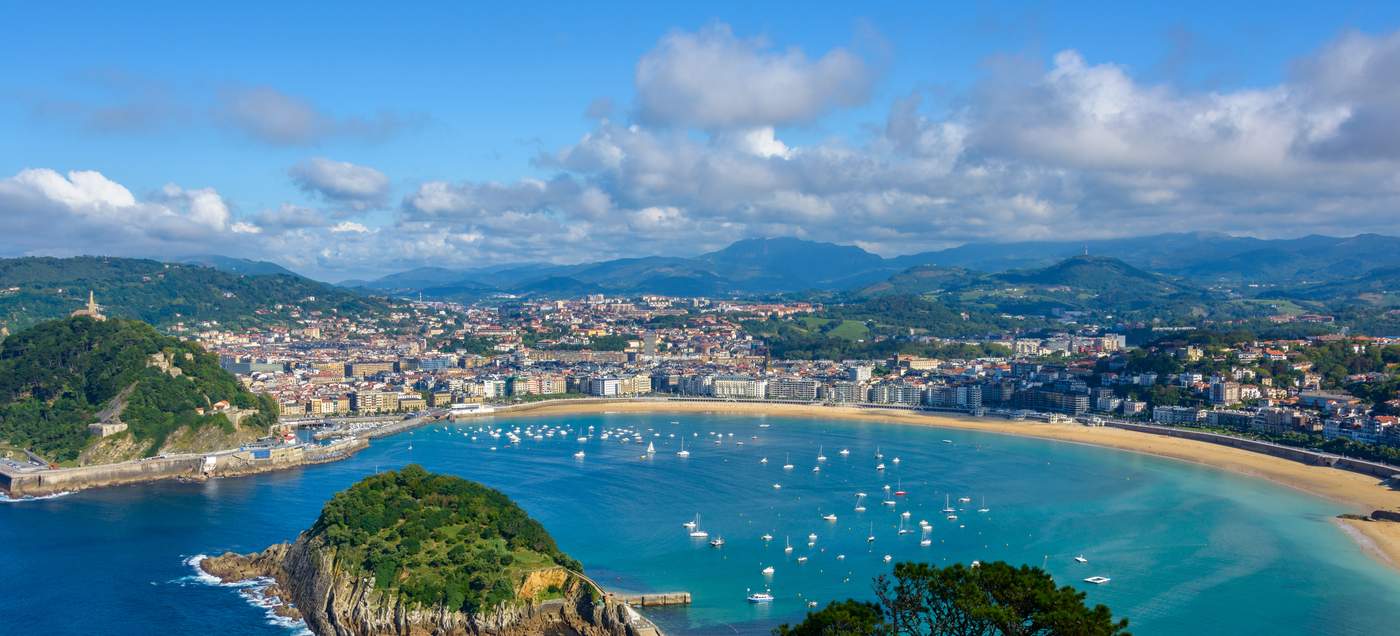 San Sebastián im Baskenland in Spanien.