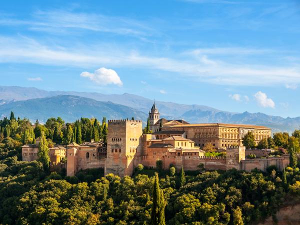 Alhambra in Grandada, Andalusien