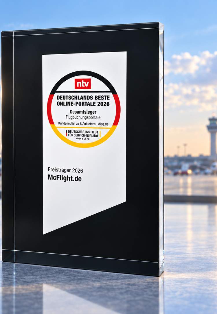 McFlight Auszeichnungen im Jahr 2026.